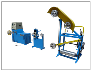 Circle take-up machine