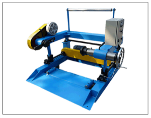 Swing type magnetic powder pay-off machine